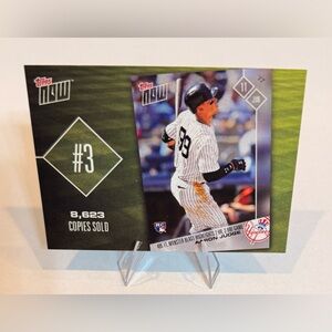 2018 Topps Now : Aaron Judge # TN-3 ( 8,623 Copies Sold )